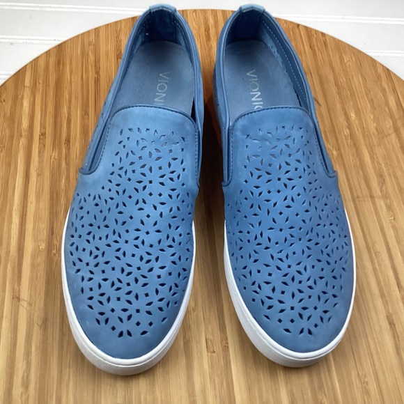 Vionic Splendid Midi Perforated Suede Slip-on Sneaker - Picture 11 of 12